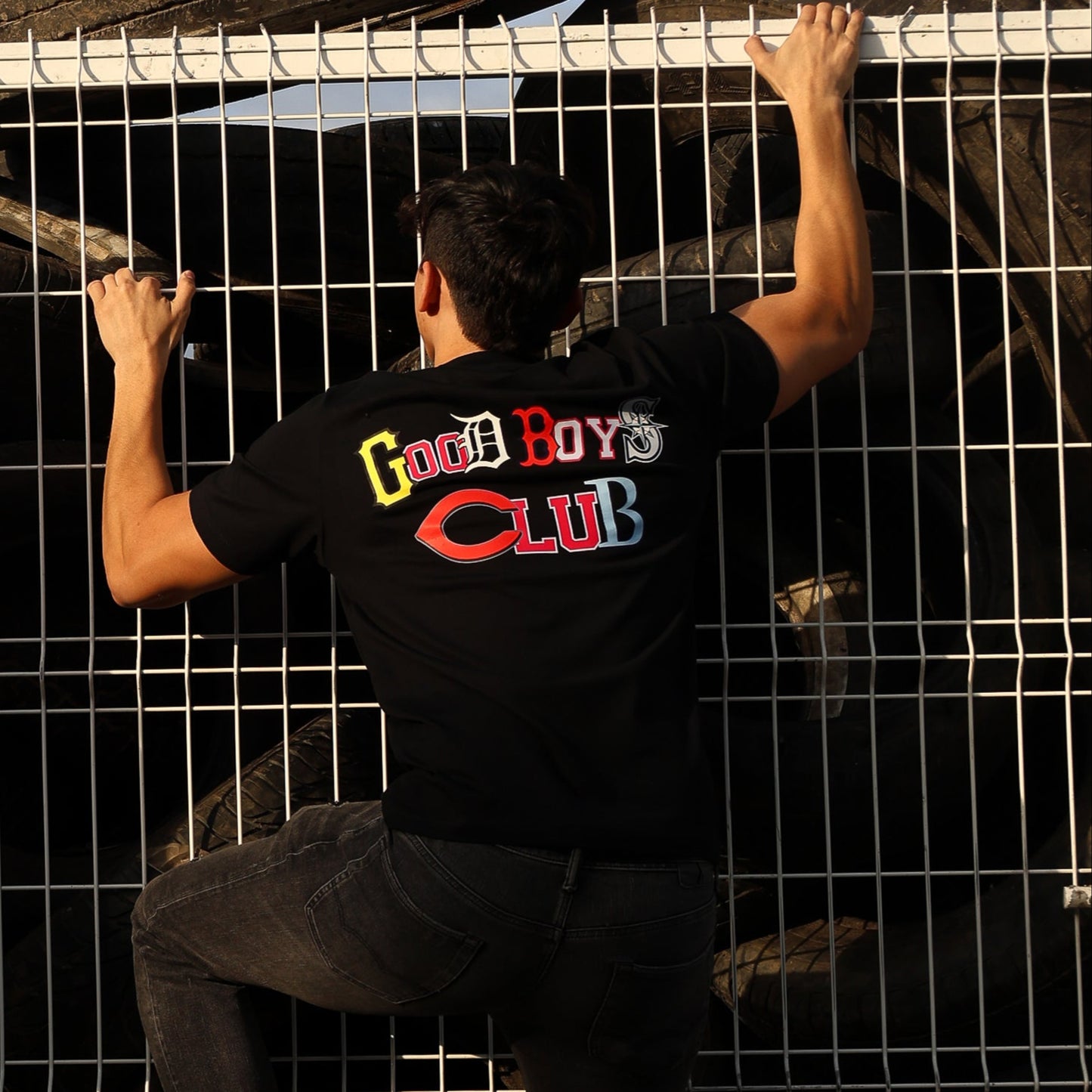 CAMISETA NEGRA LA GBC CLASSIC