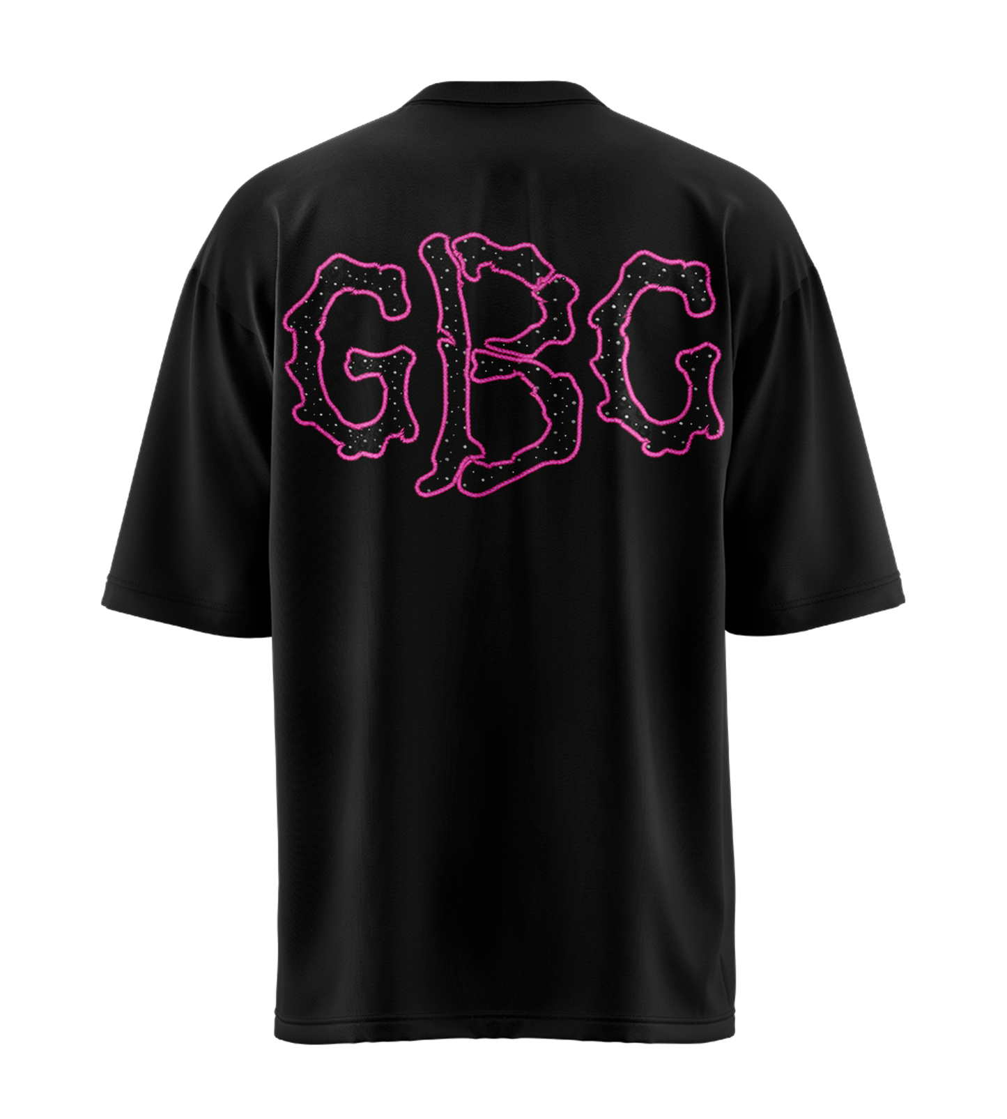 CAMISETA NEGRA GBC GEM BONES