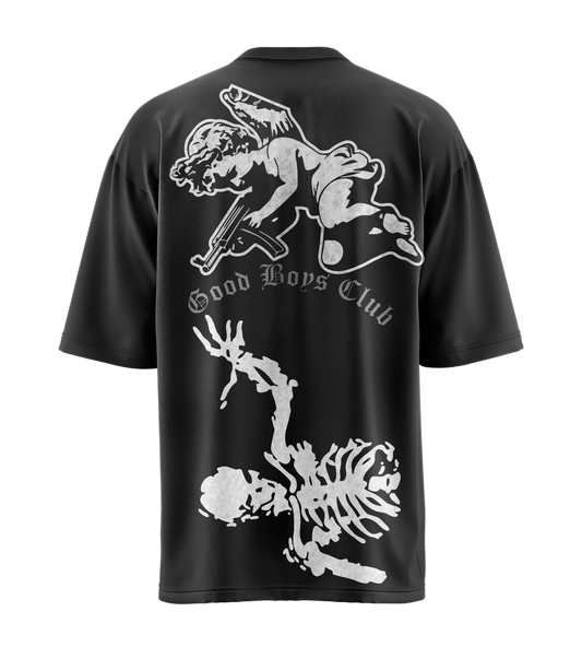 CAMISETA NEGRA REFLECTIVE CONTACT