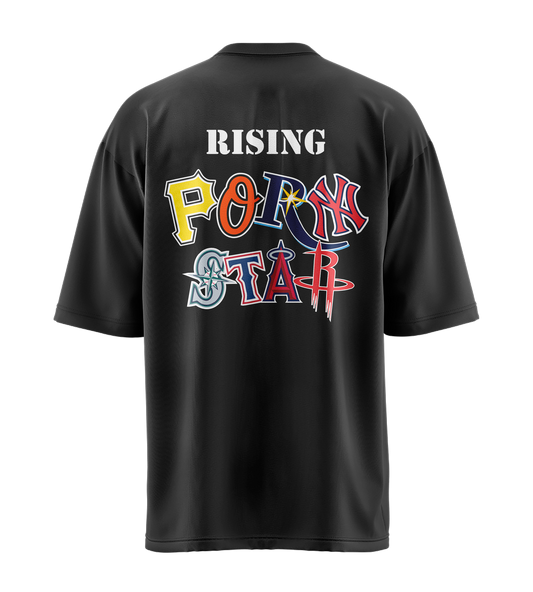 CAMISETA NEGRA RISING PXRN STAR