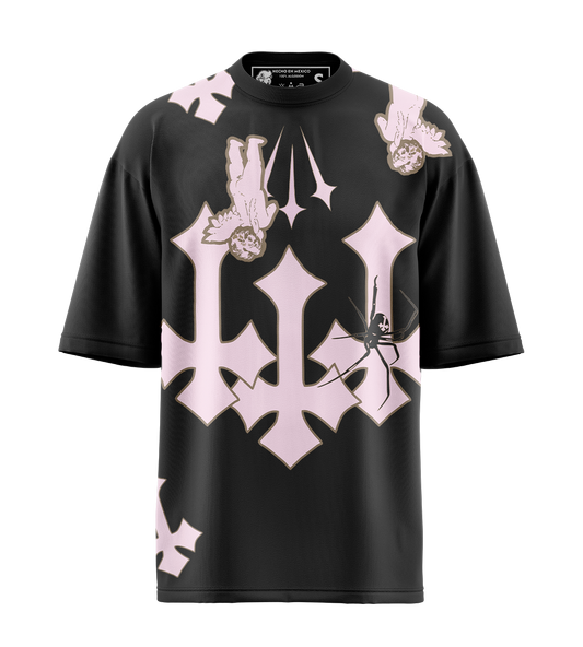 CAMISETA NEGRA SUPERANGELSSSTARSSS