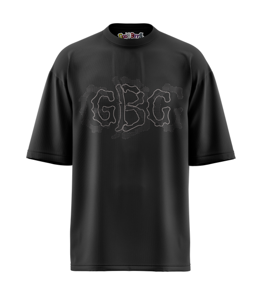 CAMISETA NEGRA GBC REFLECTIVE RIHESTONES