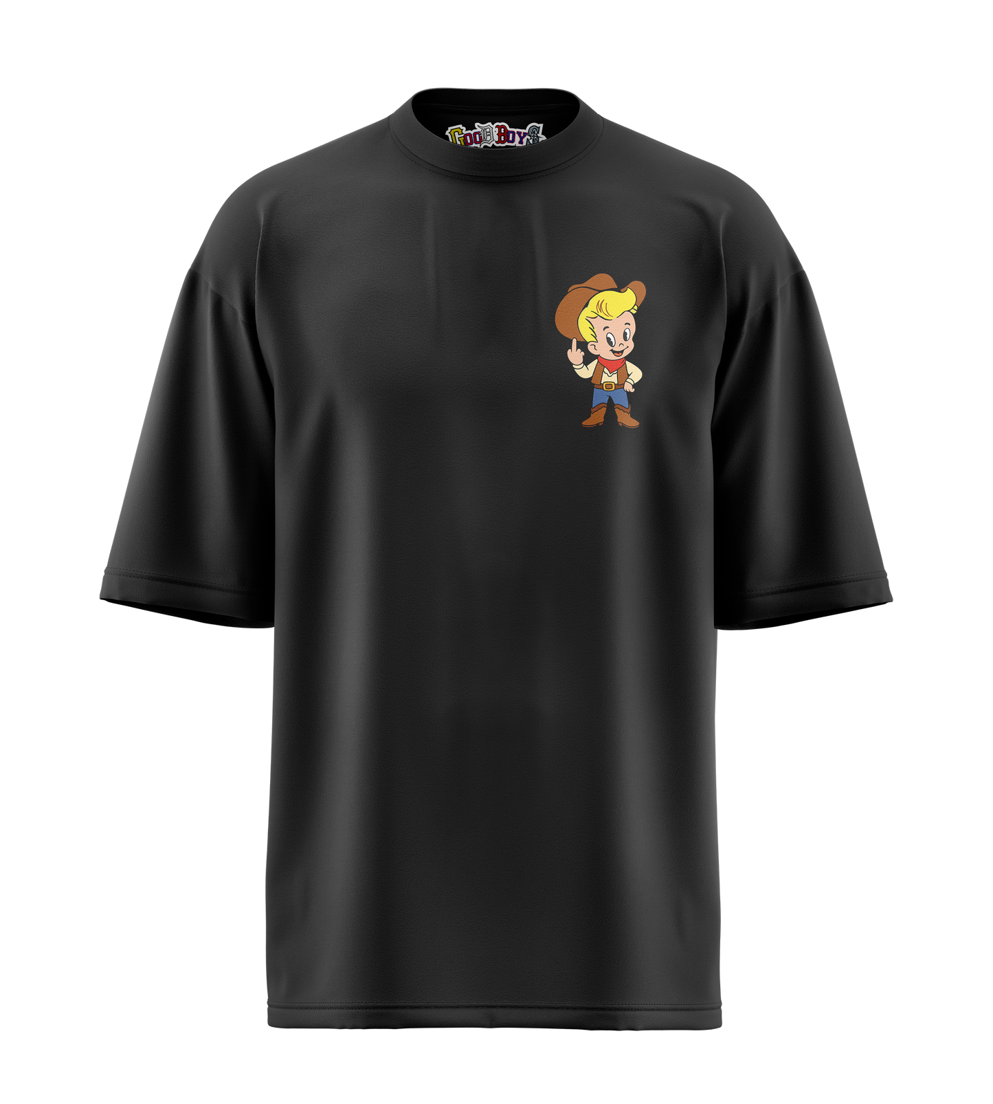 CAMISETA NEGRA WE DON'T HAVE HATERS