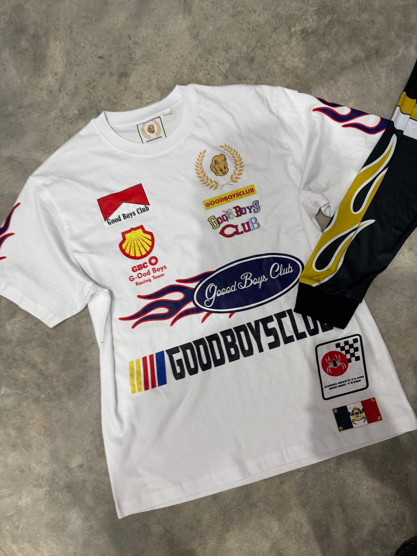 CAMISETA BLANCA GBC RACING TEAM