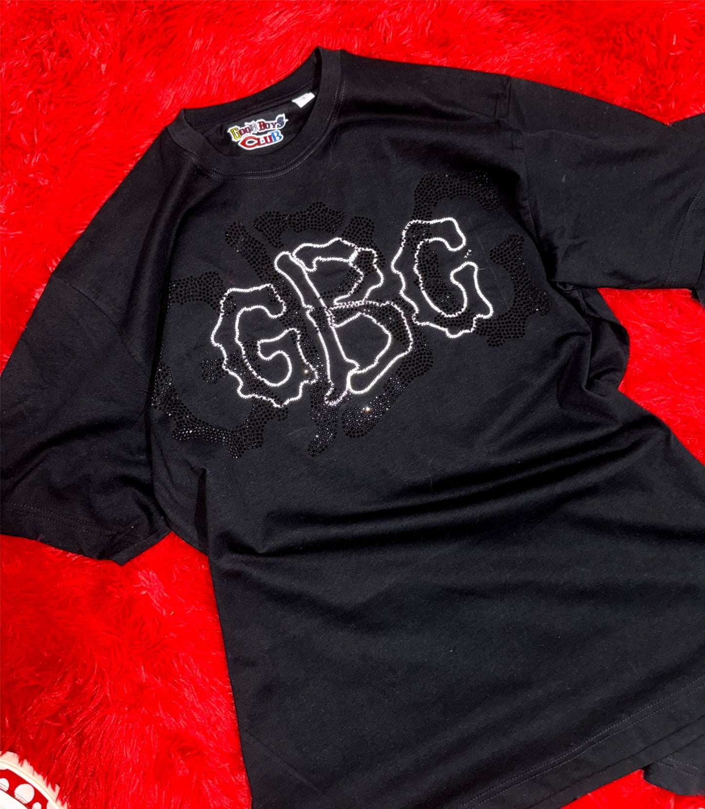 CAMISETA NEGRA GBC REFLECTIVE RIHESTONES