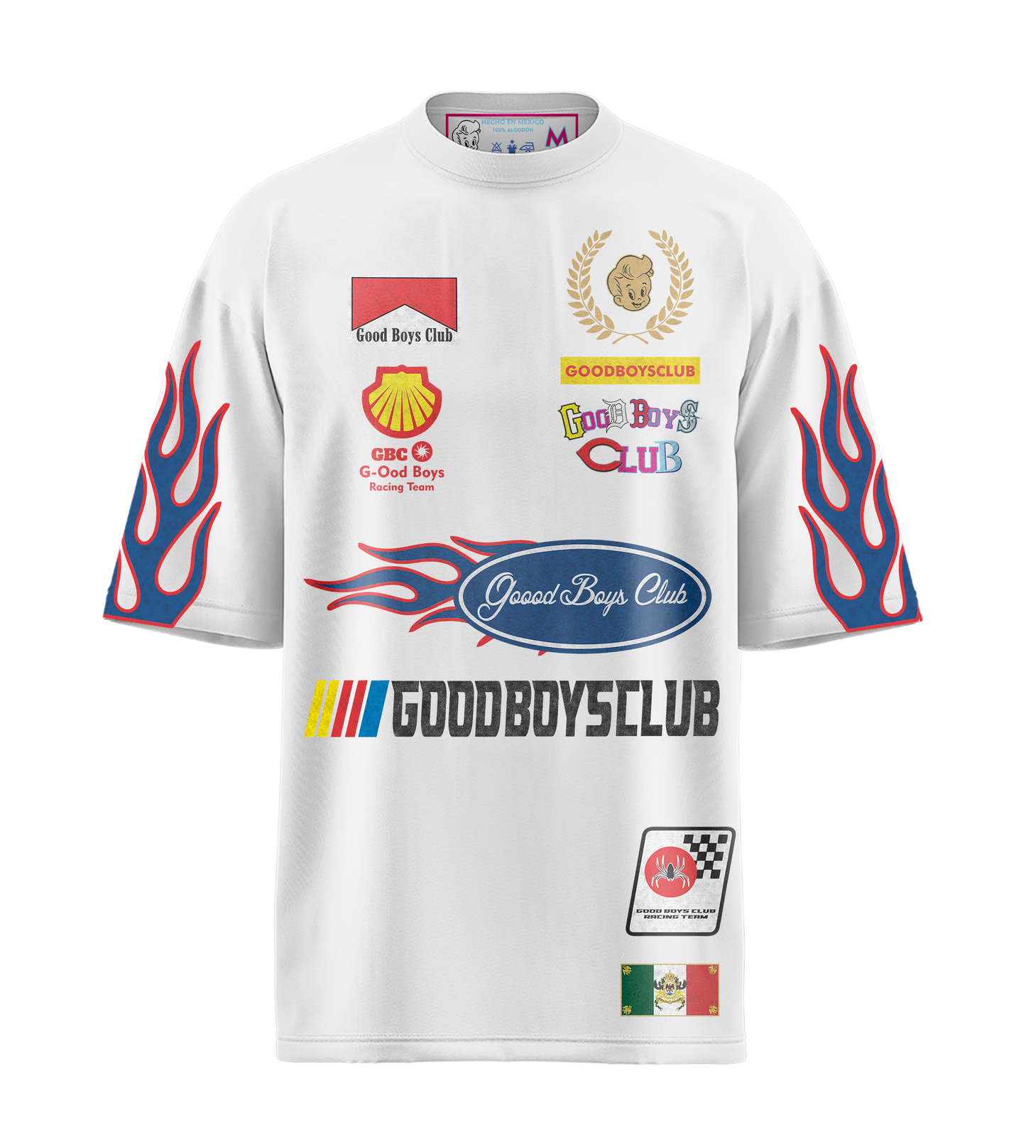 CAMISETA BLANCA GBC RACING TEAM